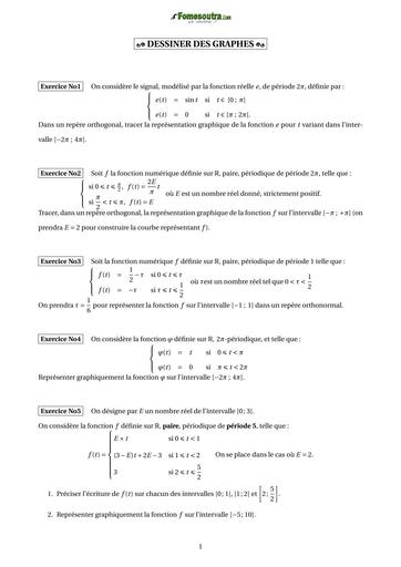 SUJET BTS MATHS DESSINS DE GRAPHES BY TEHUA