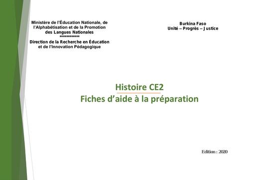 Histoire ce2 by Tehua