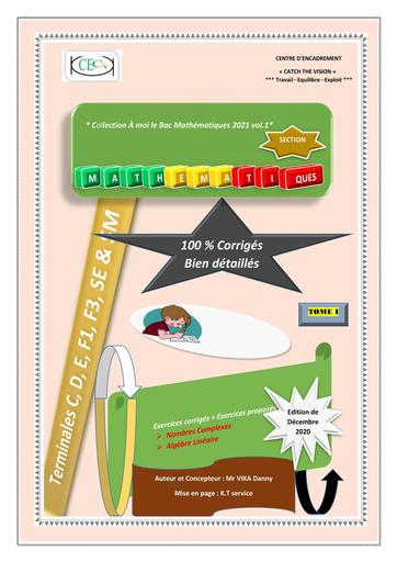 Collection A moi le Bac mathématiques 2021 vol 1 by Tehua