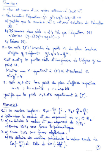 Fiche TD- Tle S (Ln et Expo)