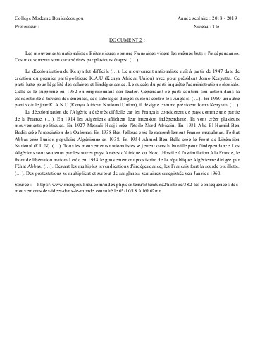 SUPPORT HIST Tle THEME 2 L 1 DOC2