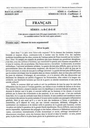 BAC 2019 FRANCAIS by Tehua.pdf