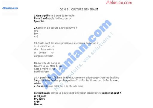 EMPT anciens sujets culture generale 2022 fonction publique BY TEHUA