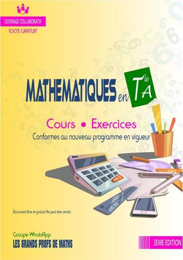 Livre maths cours+exo Tle A By Tehua