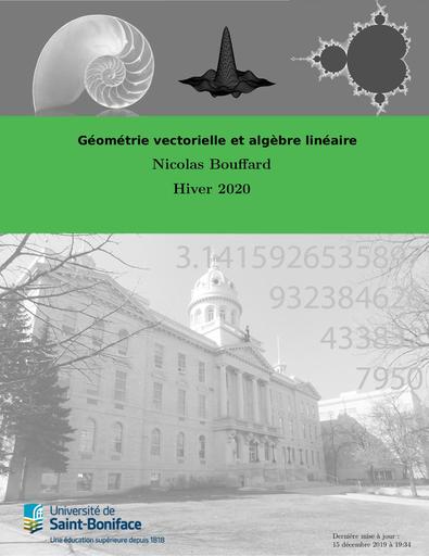 SUP Bouffard Math, géométrie vectorielle et algèbre linéaire
