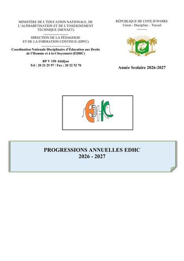 EDHC PROGRESSIONS ANNUELLES DPFC 2026 2027 BY TEHUA