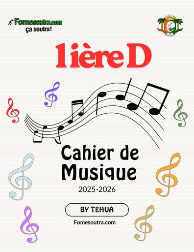 COURS EDUCATION MUSICALE 1ière D EN By TEHUA