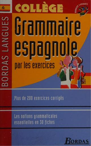 Livre ESPAGNOL Grammaire Espagnole BORDAS LANGUES by TEHUA
