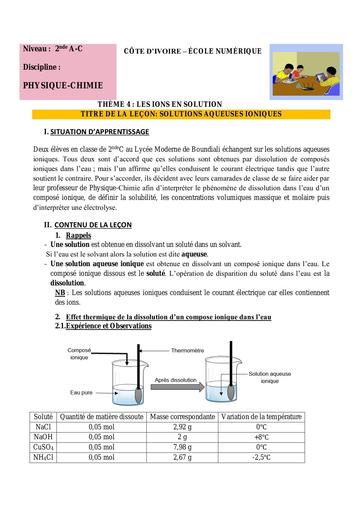 2nd AC C8 Solutions aqueuses ioniques