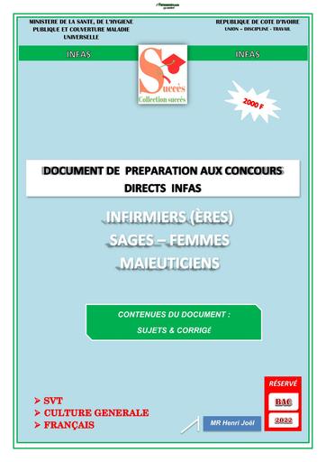 INFAS Infirmierse res Sages femmes Maieuticiens Succes by TEHUA