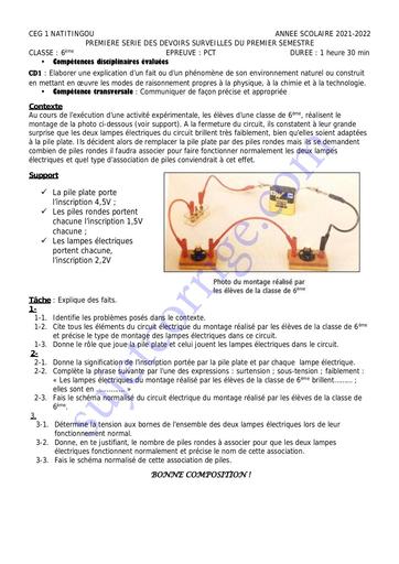 SUJET 1ER DEVOIR DU 1ER S PCT 6ÈME 2021-2022 CEG1 NATITINGOU by Tehua.pdf