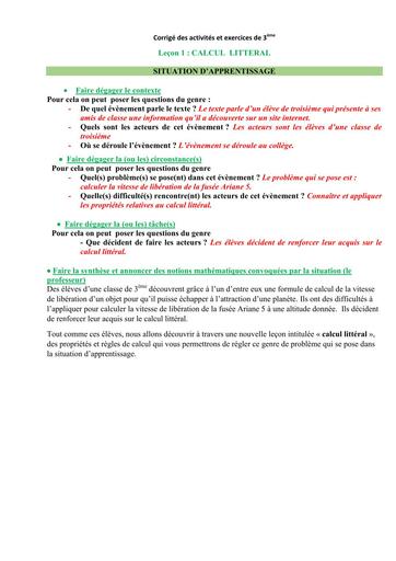 Manuel de Maths 3ième collection SuperNova by Tehua