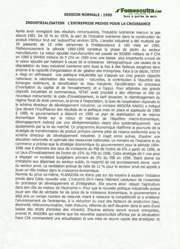 Sujet d'Economie Générale - d'Economie Entreprise - De Droit des BAC G1 et G2 1995