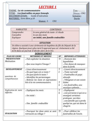 LECTURE CM 2