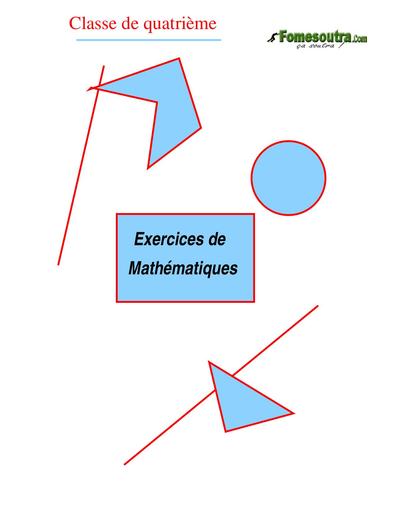 001 Exercices maths 4ème