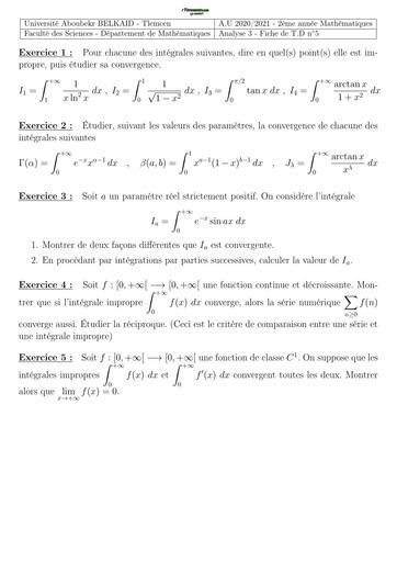 Analyse 3 2020 2021 fiche TD 5 Corrige BY TEHUA