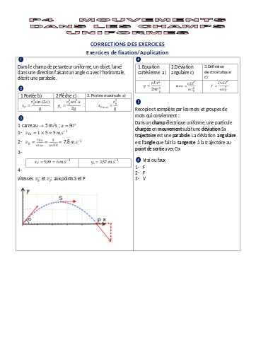 P4 Mouvement dans g et E uniforme