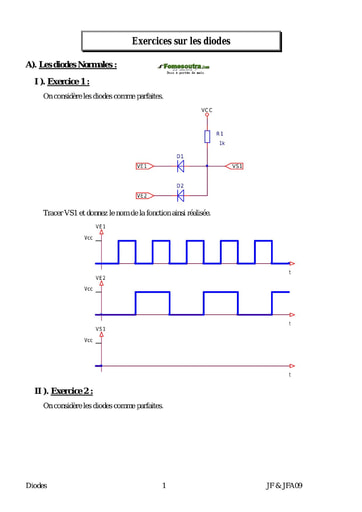TD corrigé (4) les Diodes