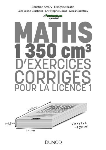 SUP MATHS Livre Mathématiques  exercices corrigés pour la licence 1 by TEHUA