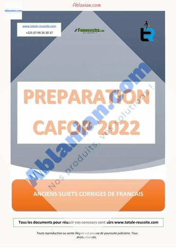 Prepa francais cafop BY TEHUA