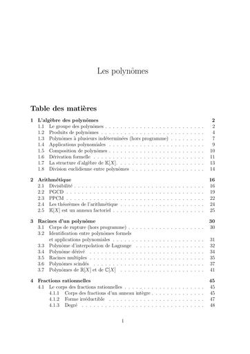 14   Polynômes