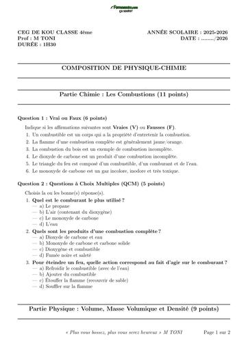 COMPO PC 4ème By Tehua