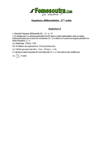 TP 14 Equations différentielles 1er ordre - niveau Terminale Scientifique