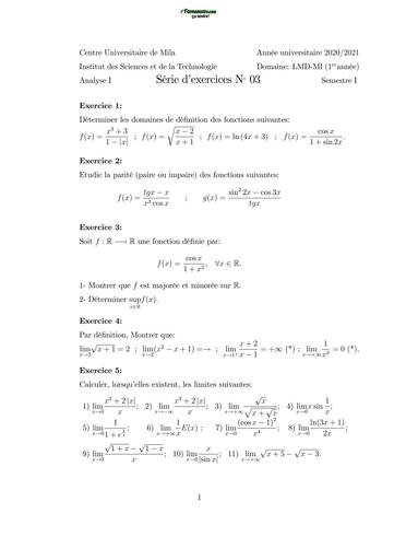 Série3 Analyse 1 BY TEHUA