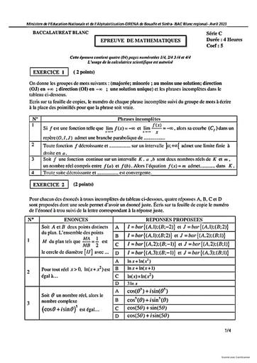 Bac Blanc 2023 serie C maths bouaflé et sinfra by Tehua.pdf