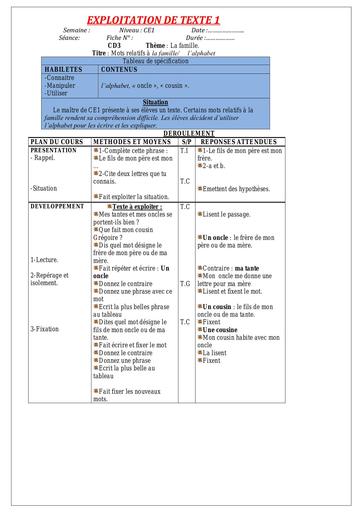 EXPLOITATION TEXTE 1 1