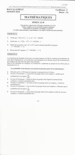 BAC 2018 MATHS serie A2 et H by Tehua.pdf