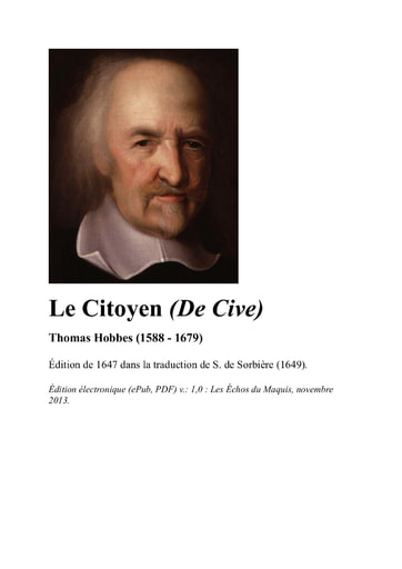 Le Citoyen De Cive