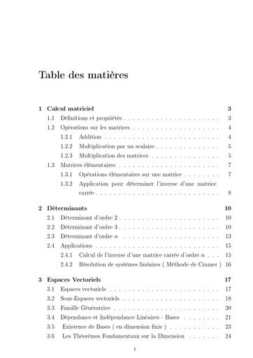 COURS MATRICE MATHS SUP algebre 2
