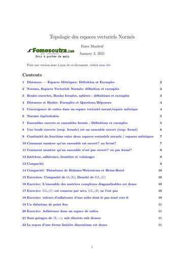 Topologie des espaces vectoriels normes 1 (1)