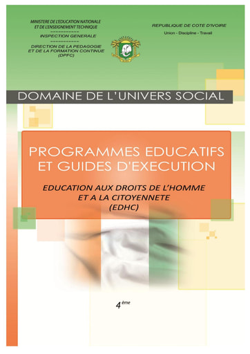 Programmes éducatifs et guides d’exécution EDHC 4eme