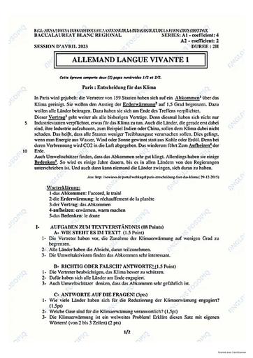 Bac Blanc 2023 Serie A1&2 Allemand+ barème Ferké by Tehua.pdf