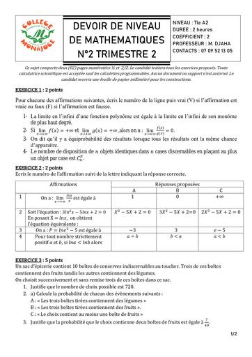 DEVOIR DE NIVEAU DE MATHEMATIQUES Tle A2 PROBA et ln DJAHASHIKAN.pdf