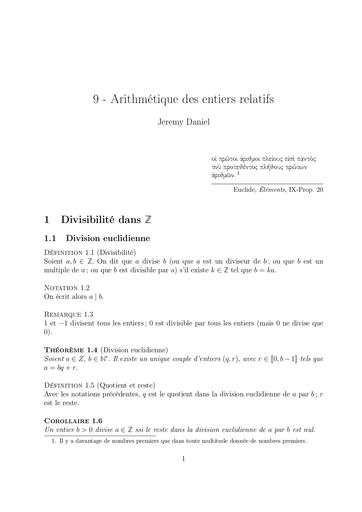 09 arithmétique