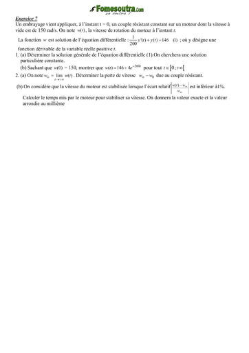 TP(7) Equation différentielle BTS GO