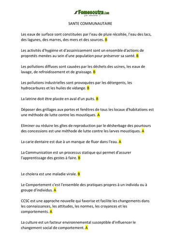 SUJET+CORRO SANTÉ COMMUNAUTAIRE INFAS L1 by TEHUA