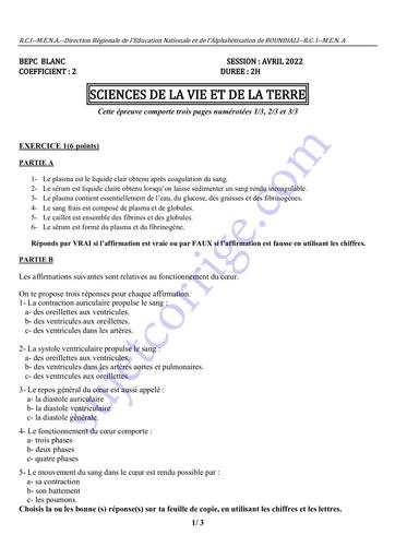 SUJET BEPC BLANC 2022 SVT REGIONAL DE BOUNDIALI COTE D'IVOIRE.pdf