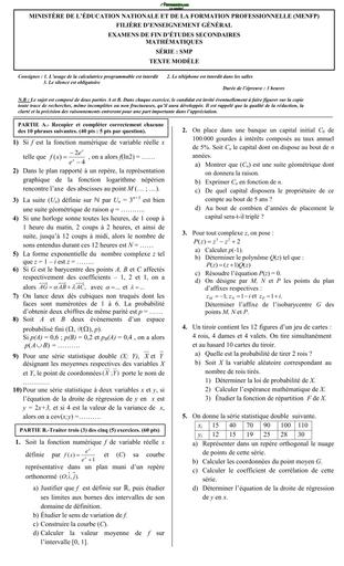 SUJET Math (SPM) SUJET BY TEHUA