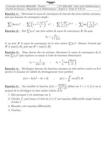Analyse 3 2020 2021 fiche TD 3 Corrige BY TEHUA