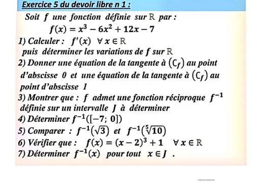 Exo corrigés Etudes de fonctions Tle by Tehua