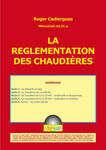 La reglementation des Chaudieres by Tehua