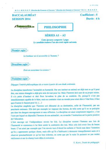 Bac a1 a2 philo 2014 by TEHUA