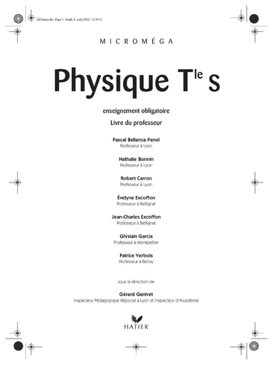 Physique Tle S