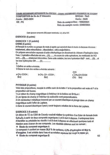 Compo fin de Tri2 CSM Tle D PC février 2024 by Tehua