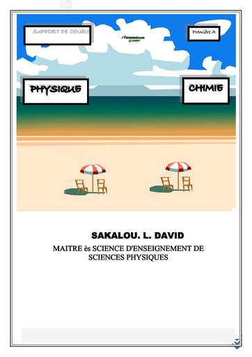 COURS DE physique 1ere A BY TEHUA