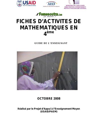 Usaid math 4éme